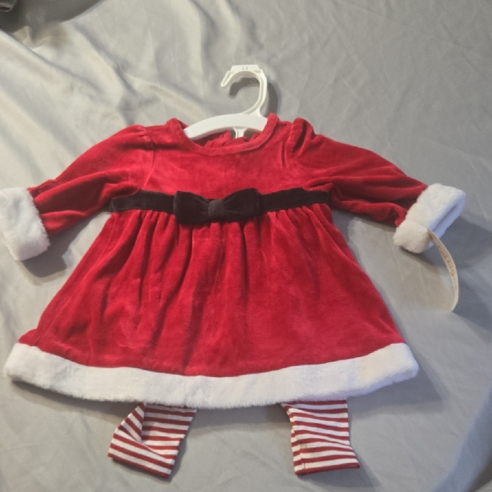 Cat & Jack Santa-Inspired Matching Set